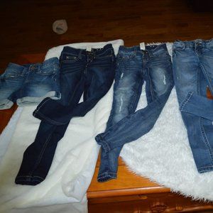 Girls size 7 Justice Jean lot